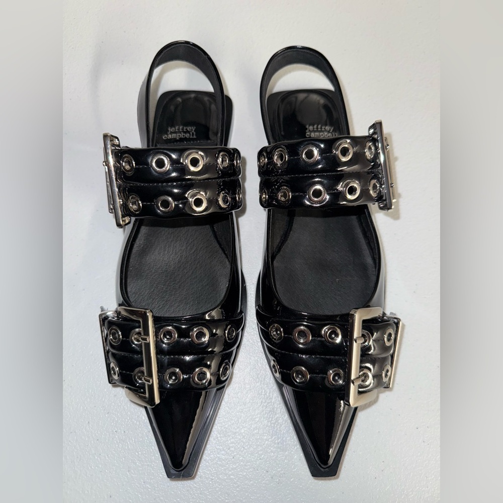 Jeffery Campbell Debb Slingback Flats Size 7 - Picture 4 of 11